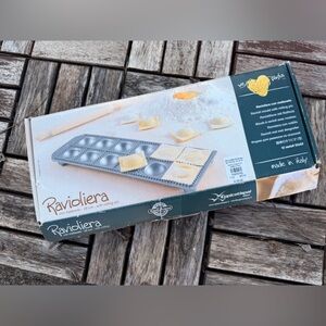 Williams Sonoma Silver Ravioli Mold Tray